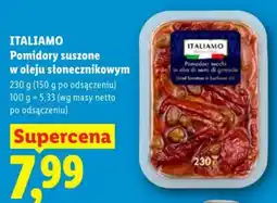 Lidl ITALIAMO Pomidory suszone w oleju słonecznikowym oferta