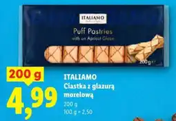 Lidl ITALIAMO Ciastka z glazurą morelową oferta