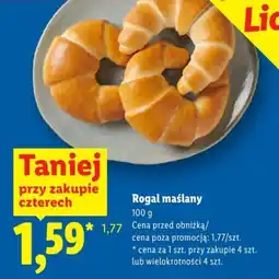 Lidl Rogal maślany oferta