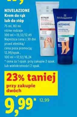 Lidl Nivelazione Krem do rąk lub do stóp oferta
