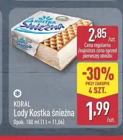 ALDI Lody Kostka śnieżna Koral oferta