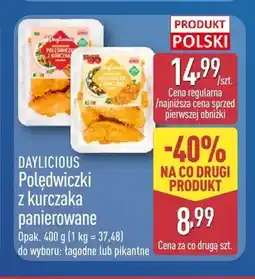 ALDI Polędwiczki z kurczaka panierowane pikantne Daylicious oferta