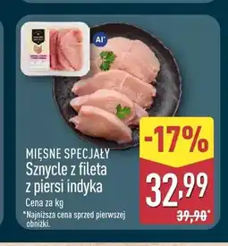 ALDI Sznycle z fileta z piersi indyka Mięsne Specjały oferta