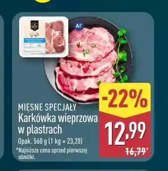 ALDI Karkówka wieprzowa w plastrach Mięsne Specjały oferta