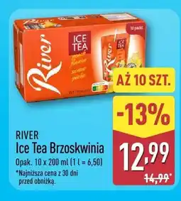 ALDI Napój herbaciany Ice Tea River Brzoskwinia 10-pak oferta