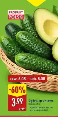 ALDI Ogórki gruntowe polskie oferta