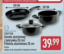 ALDI Garnek aluminiowy z pokrywką 20 cm Crofton oferta