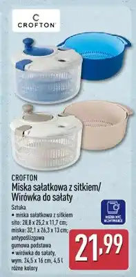 ALDI Miska sałatkowa z sitkiem Crofton oferta