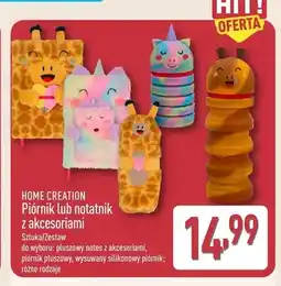 ALDI Piórnik pluszowy Home Creation oferta