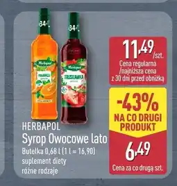 ALDI Syrop Herbapol Owocowe lato pomarańcza oferta