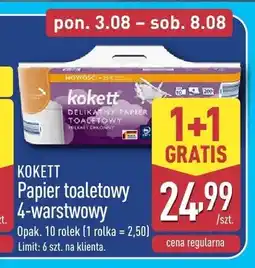 ALDI Papier toaletowy 4-warstwowy Kokett oferta