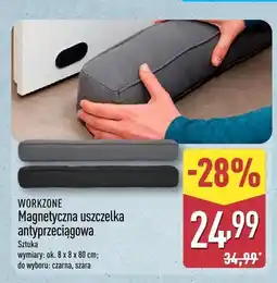 ALDI Magnetyczna uszczelka antyprzeciągowa WORKZONE czarna oferta