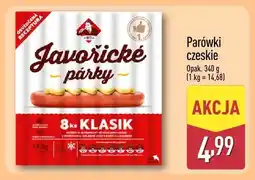 ALDI Parówki czeskie Javořické párky oferta
