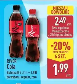 ALDI Napój gazowany River Cola Zero oferta
