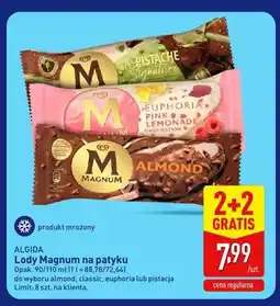 ALDI Lody na patyku Magnum Almond oferta