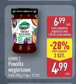 ALDI Powidła węgierkowe Łowicz oferta