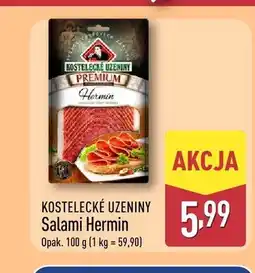 ALDI Salami Hermin Kostelecké Uzeniny oferta