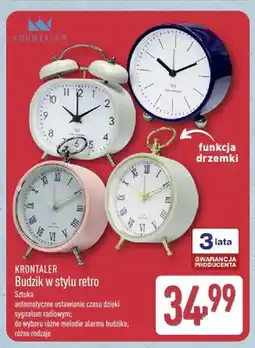 ALDI Budzik w stylu retro Krontaler oferta