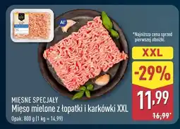 ALDI Mięso mielone z łopatki i karkówki Mięsne Specjały XXL oferta