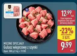 ALDI Gulasz wieprzowy z szynki Mięsne Specjały oferta