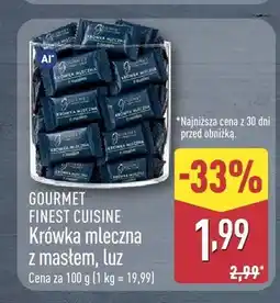 ALDI Krówka mleczna z masłem luz Gourmet oferta