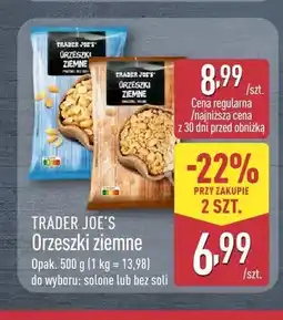 ALDI Orzeszki ziemne solone Trader Joe's oferta