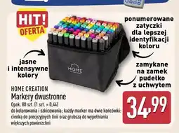 ALDI Markery dwustronne Home Creation 80-pak oferta