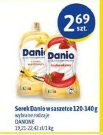 Euro Sklep Serek Danio w saszetce 120-140g oferta