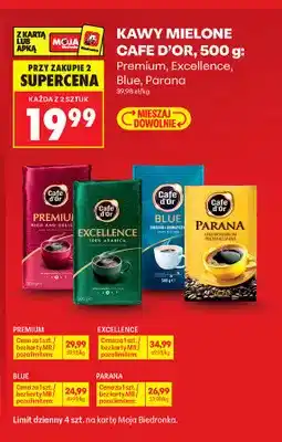 Biedronka Kawa mielona Cafe D'Or Excellence oferta