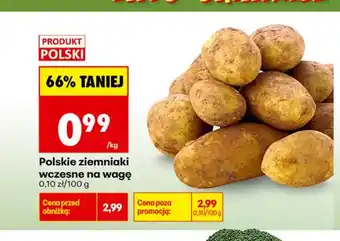 Biedronka Polskie ziemniaki wczesne na wagę oferta