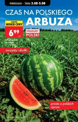 Biedronka Arbuz polski na wagę oferta