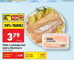 Biedronka Filet z mintaja bez skóry Marinero oferta