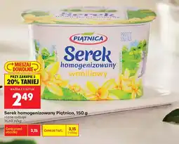 Biedronka Serek homogenizowany waniliowy Piątnica oferta