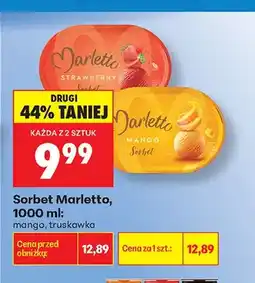 Biedronka Sorbet Marletto mango oferta