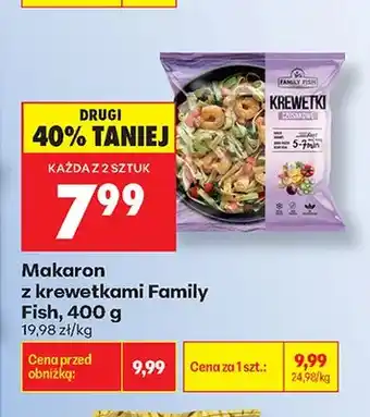 Biedronka Makaron z krewetkami Family Fish oferta