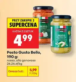 Biedronka Pesto rosso Gusto Bello oferta