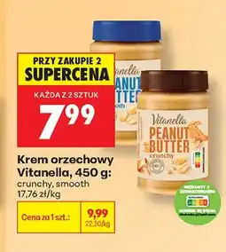 Biedronka Krem orzechowy smooth Vitanella oferta