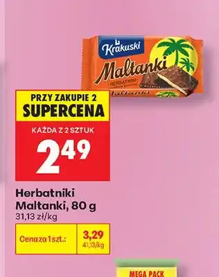 Biedronka Herbatniki Maltanki Krakuski oferta