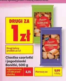 Biedronka Ciastka jagodzianki Bonitki oferta