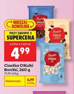 Biedronka Ciastka O!Kulki mleczno-kakaowe Bonitki oferta