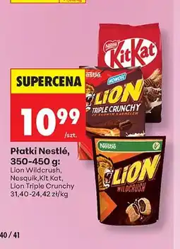 Biedronka Płatki śniadaniowe Nestlé Lion Wildcrush oferta