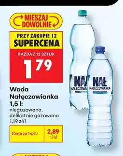 Biedronka Woda Nałęczowianka niegazowana oferta