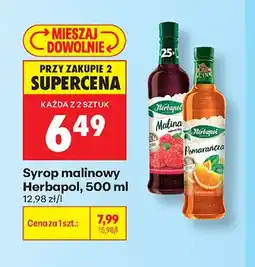 Biedronka Syrop Herbapol malinowy oferta