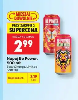 Biedronka Napój energetyczny Be Power Easy Charge oferta