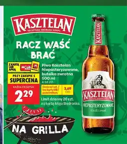 Biedronka Piwo Kasztelan Niepasteryzowane oferta