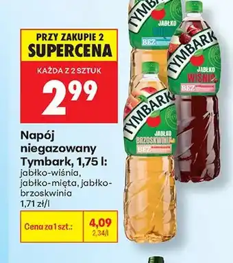 Biedronka Napój niegazowany Tymbark jabłko-mięta oferta