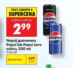 Biedronka Napój gazowany Pepsi Zero Cukru oferta