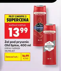 Biedronka Żel pod prysznic Old Spice Captain oferta