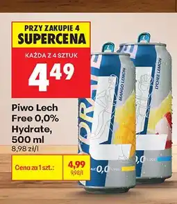 Biedronka Piwo bezalkoholowe Lech Free Hydrate Mango Lemon oferta