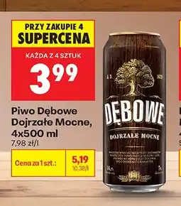 Biedronka Piwo Dębowe Dojrzałe Mocne 4-pak oferta